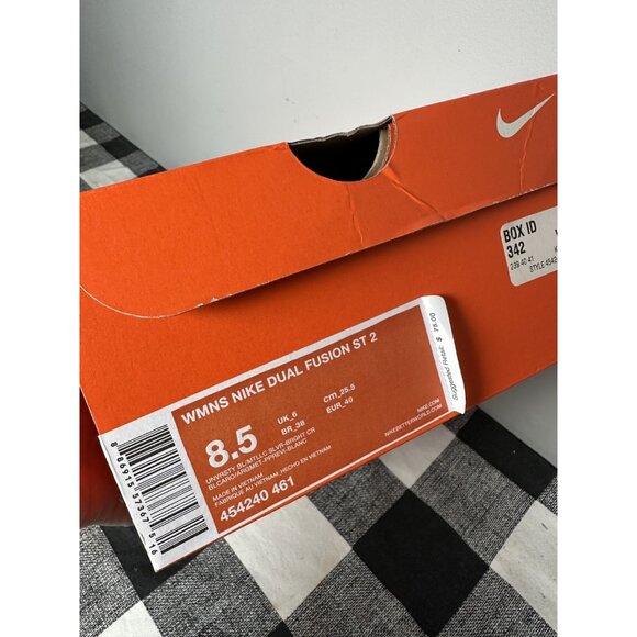 NEW Womens Nike Dual Fusion X 2 Blue 454240 641 Sneakers Size 8.5 - Picture 3 of 16